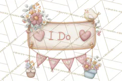 Gnome Valentine Proposal Clipart PNG Engagement Mini World Product Image 4