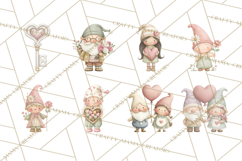 Gnome Valentine Proposal Clipart PNG Engagement Mini World Product Image 2