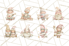 Gnome Valentine Proposal Clipart PNG Engagement Mini World Product Image 3