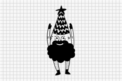 Hand Drawn Christmas Gnomes SVG Product Image 5