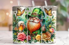 St Patrick&#039;s Day Gnomes Tumbler Wrap, Gnomes Tumbler, Lucky Product Image 1