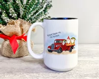 Christmas Gnome Sublimation, Red Truck Christmas Sublimation Product Image 3
