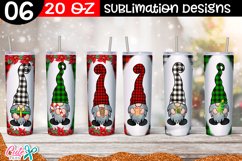 Christmas Sublimation Tumbler | Plaid Gnome Designs Product Image 1
