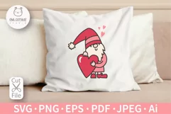 Gnome SVG For Valentine Pillow