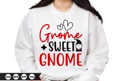 Gnome Sweet Gnome - Valentine SVG Design Product Image 1