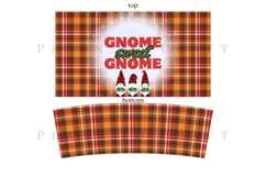 gnome sweet gnome christmas 40oz quencher tumbler sublimation full wrap high resolution transparant background