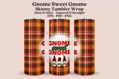 gnome sweet gnome skinny tumbler sublimation wrap with high resolution and transparant background are for 20oz and 30oz skinny tumbler