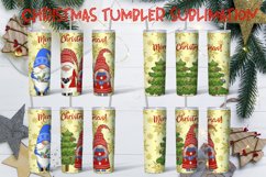 Christmas gnome tumbler sublimation design wrap 20 Oz, gnome tumbler design PNG, tumbler bundle, tumbler wrap, Christmas tree.