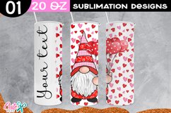 Valentines day 20 Oz Skinny Tumbler sublimation Bundle Product Image 3