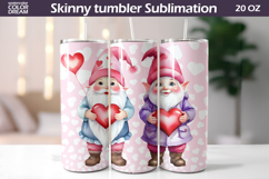 Couple Gnomes Valentine Tumbler | Valentines Day Tumbler Product Image 1