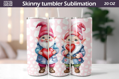Couple Gnomes Valentine Tumbler | Valentines Day Tumbler Product Image 1
