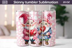 Couple Gnomes Valentine Tumbler | Valentines Day Tumbler Product Image 1