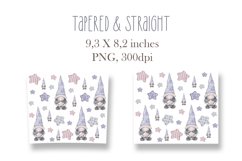 Tumbler wrap 20 oz gnome stars style sublimation seamles Product Image 2