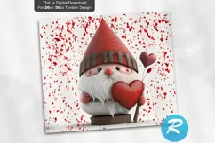 Valentine's wrap,Valentine's Day love,Valentine heart,Valentine  printable,Valentine  print,gnomie heart,cute gnome,leopard  gnome,PNG,wedding,digital design,valentines day,skinny tumbler,sublimation transfer,png png,cricut,silhouette,20 oz 30 oz,wrap,gar