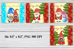Christmas gnome tumbler sublimation | Christmas gnome PNG Product Image 2