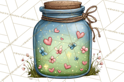 Garden Gnome Clipart PNG, Valentine Whimsical Clip Art Product Image 3