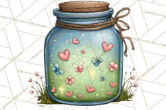 Garden Gnome Clipart PNG, Valentine Whimsical Clip Art Product Image 3