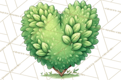 Garden Gnome Clipart PNG, Valentine Whimsical Clip Art Product Image 5