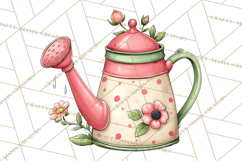 Garden Gnome Clipart PNG, Valentine Whimsical Clip Art Product Image 3