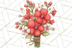 Garden Gnome Clipart PNG, Valentine Whimsical Clip Art Product Image 5