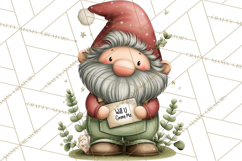 Garden Gnome Clipart PNG, Valentine Whimsical Clip Art Product Image 4