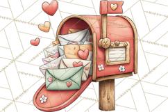 Garden Gnome Clipart PNG, Valentine Whimsical Clip Art Product Image 4