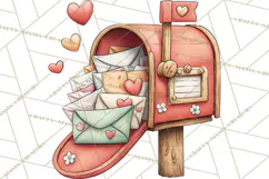 Garden Gnome Clipart PNG, Valentine Whimsical Clip Art Product Image 4