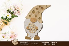 Easter Gnome with Egg Decorative Cut File Product Image 1