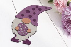 Easter Gnome with Egg Decorative Cut File Product Image 3