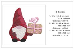 Gnome With Gift embroidery design Product Image 2