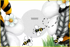 Bee Gnome png| Gnome girl sublimation| Honey Bee Gnome daisy Product Image 3