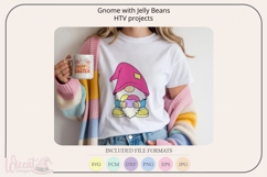 Easter gnome with jelly beans svg cut file, Product Image 4