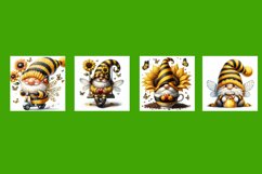Cute Gnome with sunflowers, Spring Gnome. Gnome coaster Product Image 6