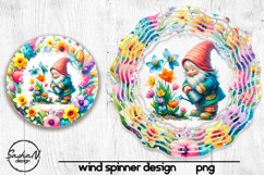 Spring gnome wind spinner png Product Image 1