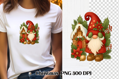 Christmas gnome clipart | Christmas gnome sublimation Product Image 1