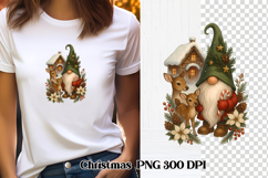 Christmas gnome clipart | Christmas gnome sublimation Product Image 1