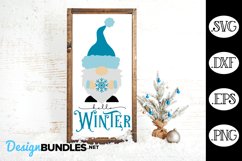 Gnome Hello Winter SVG | Christmas Gnome Svg Product Image 1