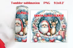 Christmas gnome tumbler | Christmas tumbler wrap Product Image 4