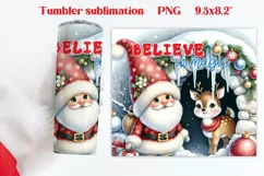 Christmas gnome tumbler | Christmas tumbler wrap Product Image 2