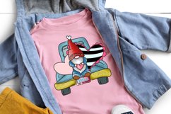 Truck With Gnome |Valentine&#039;s Day Sublimation Product Image 4