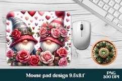 Gnome flower mouse pad sublimation bundle PNG design Product Image 3