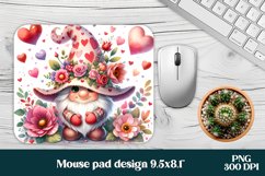 Gnome flower mouse pad sublimation bundle PNG design Product Image 2