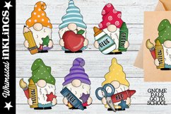 Gnome Pals Go To School Sublimation Clipart Product Image 1