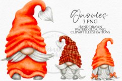 Orange Gnome Clipart Product Image 1