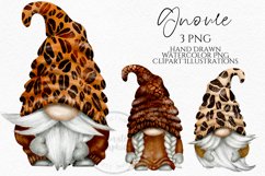 Coffee Gnomes | Watercolor PNG Clipart Product Image 1