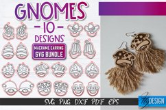 Gnome Macrame earrings SVG | Macrame Laser Engraving files Product Image 8