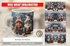 Mug sublimation design Gnomes Christmas Product Image 1