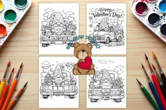 Valentines' day Coloring pages Product Image 1