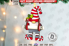 Gnomes Gift Money Holders Laser Cut Bundle|Christmas Gnomes Product Image 3