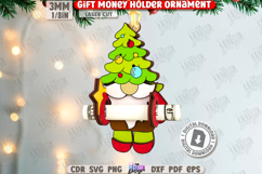 Gnomes Gift Money Holders Laser Cut Bundle|Christmas Gnomes Product Image 12